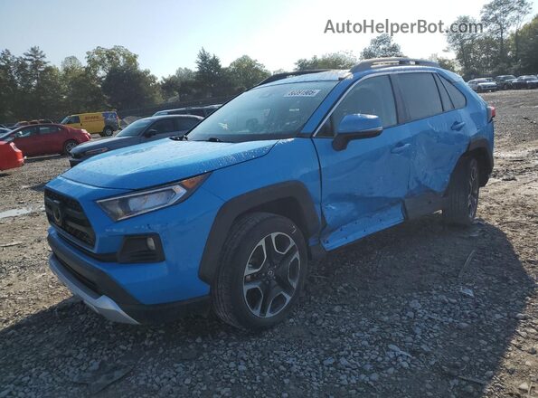 2T3J1RFV8LC089293 2020 TOYOTA RAV4 Синий Передняя левая четверть