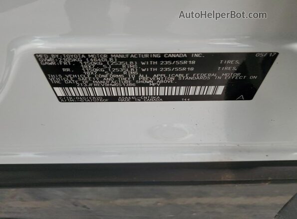 2T3JFREV9HW651386 2017 TOYOTA RAV White Widok wnętrza 360 stopni