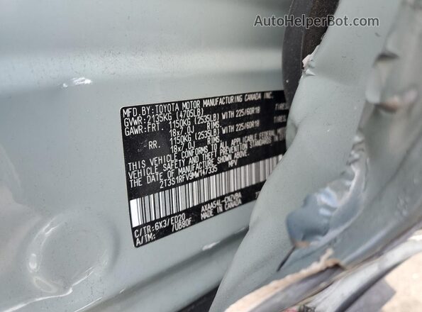 2T3S1RFV9MW147335 2021 TOYOTA RAV4 Silver Вид підкапотного простору