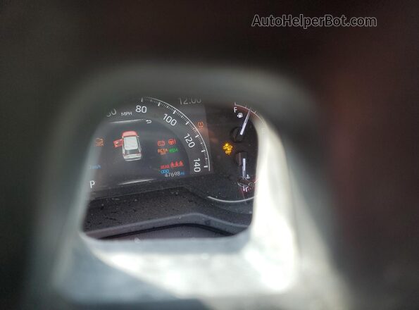 2T3S1RFV9MW147335 2021 TOYOTA RAV4 Silver Вид щитка приладів