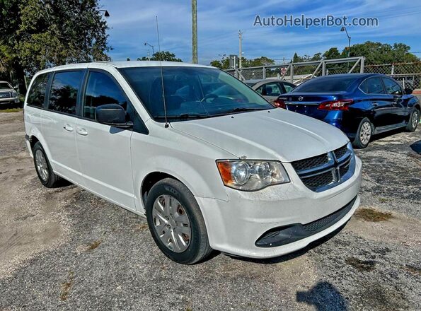 2C4RDGBG2JR259532 2018 DODGE CARAVAN Белый Задняя левая четверть