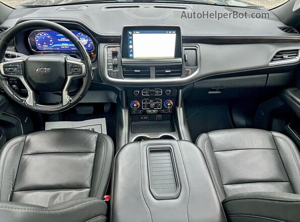 1GNSKDKD3NR147563 2022 CHEVROLET SUBURBAN Black Widok tylnych siedzeń