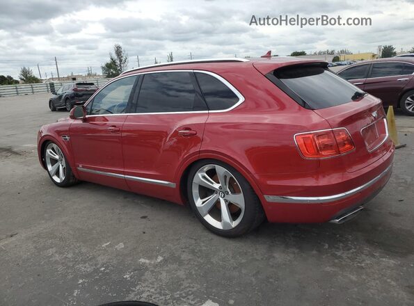 SJAAC2ZV1HC014037 2017 BENTLEY BENTAYGA Красный Задняя правая четверть