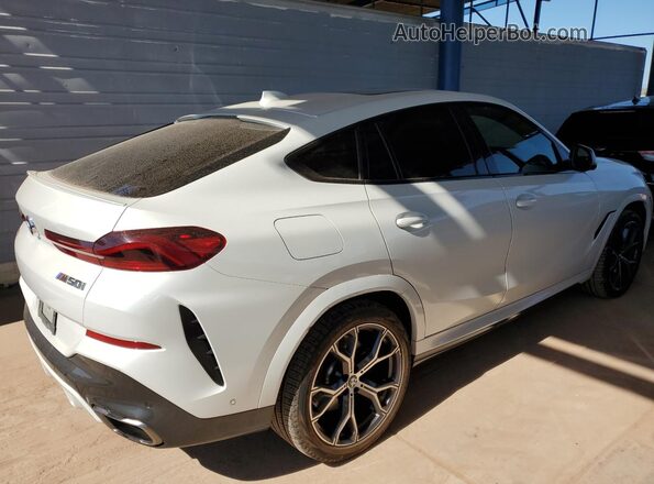 5UXCY8C0XN9J38713 2022 BMW X6 Белый Передняя правая четверть
