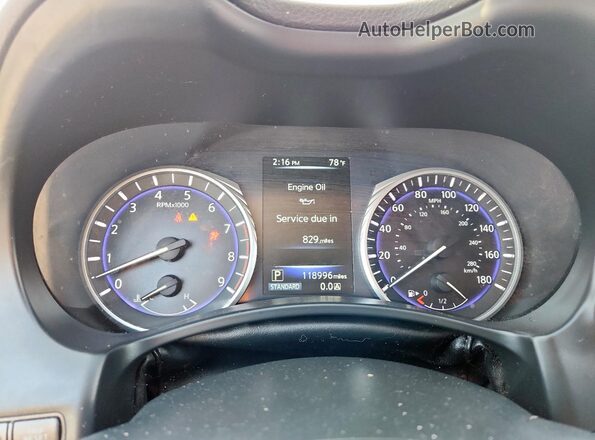 JN1EV7APXHM737757 2017 INFINITI Q50 Белый Вид задних сидений