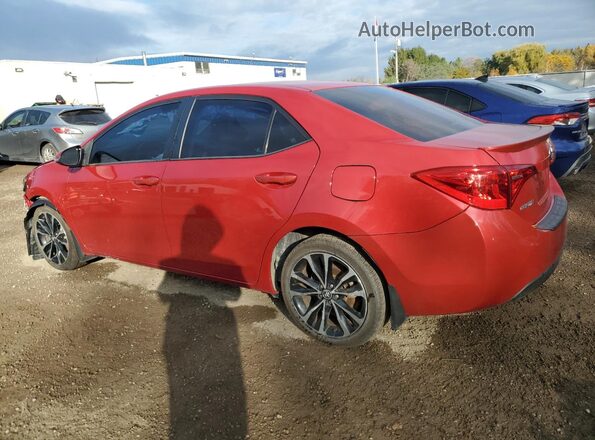 2T1BURHE5KC173460 2019 TOYOTA LL Красный Задняя левая четверть