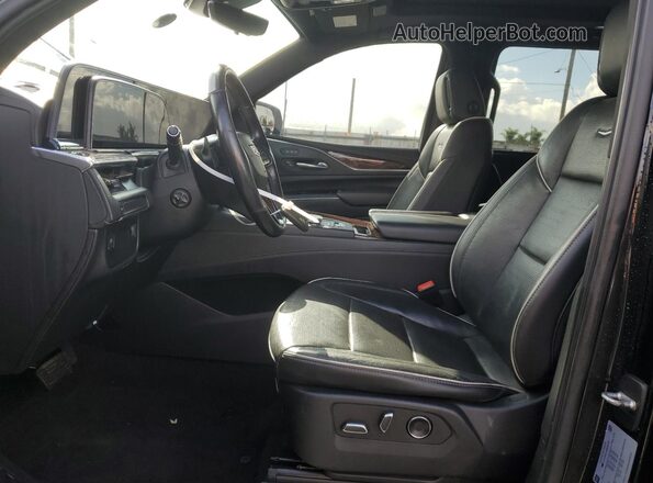 1GYS3KKL5MR386798 2021 CADILLAC ESCALADE Черный Вид панели приборов