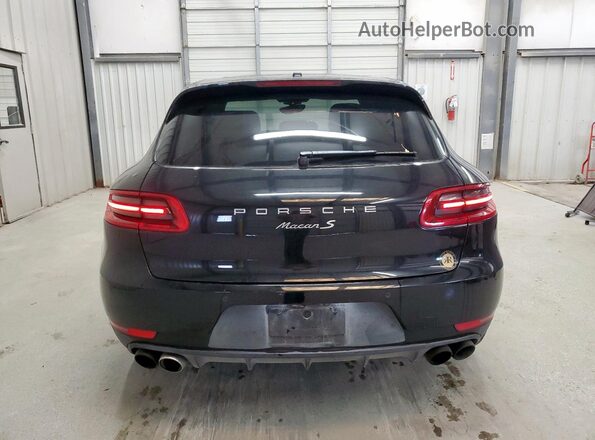 WP1AB2A5XJLB38373 2018 PORSCHE MACAN Черный Вид салона спереди