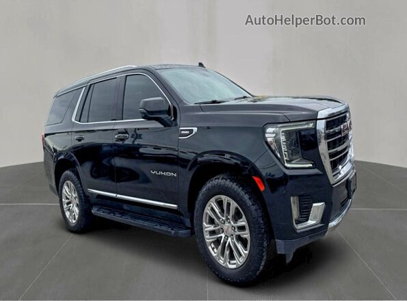 1GKS2BKT7NR237808 2022 GMC YUKON Черный Задняя левая четверть