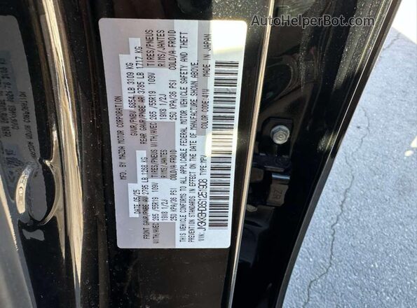 JM3KKBHD8S1251908 2025 MAZDA CX-90 Black Вид задньої частини салону