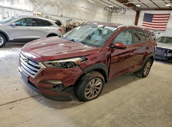 KM8J3CA4XHU350184 2017 HYUNDAI TUCSON Maroon Задня ліва чверть