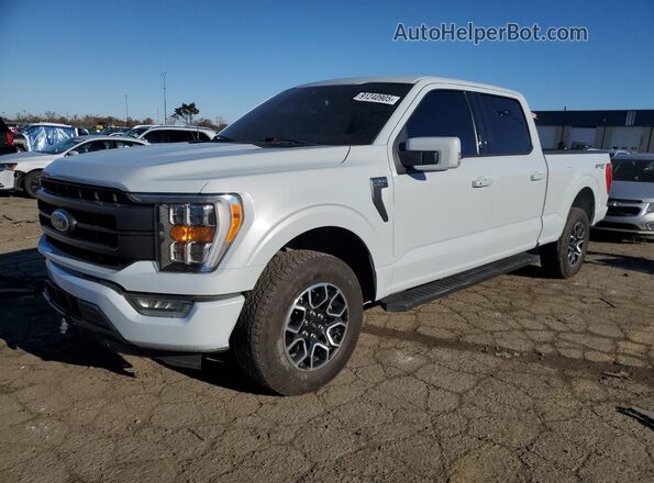 1FTFW1E82NKE30430 2022 FORD F150 Белый Передняя левая четверть