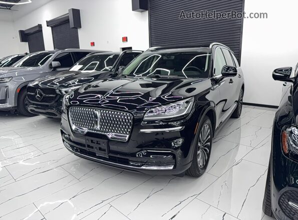 5LM5J7WC7RGL00595 2024 LINCOLN AVIATOR Черный Задняя правая четверть
