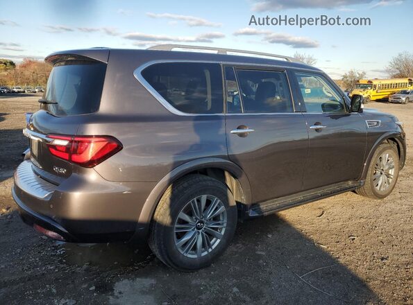 JN8AZ2AE3R9327814 2024 INFINITI QX80 Серый Передняя правая четверть