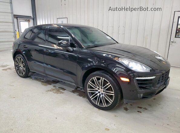 WP1AB2A5XJLB38373 2018 PORSCHE MACAN Черный Вид спереди