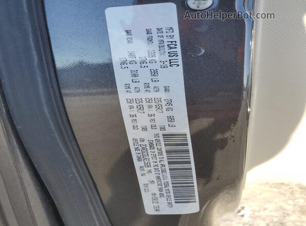 2C4RDGCG5JR215698 2018 DODGE CARAVAN Угольный Панорамный вид салона 360°