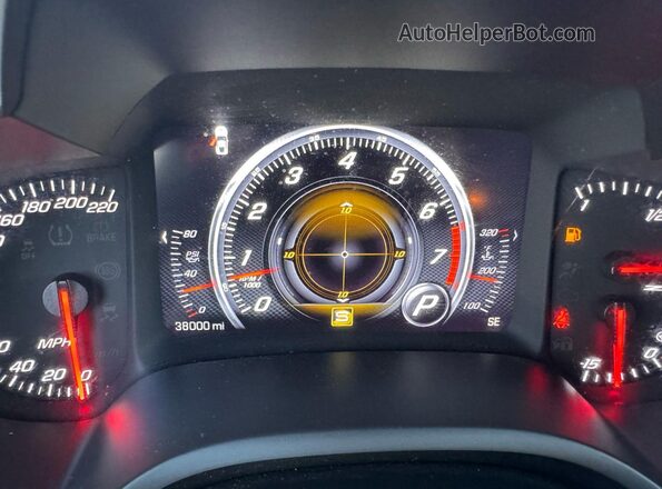 1G1YS2D66H5602836 2017 CHEVROLET CORVETTE Серый Вид щитка приборов