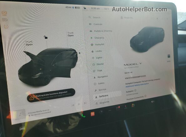 5YJYGDED2MF103025 2021 TESLA MODEL Белый Вид задних сидений