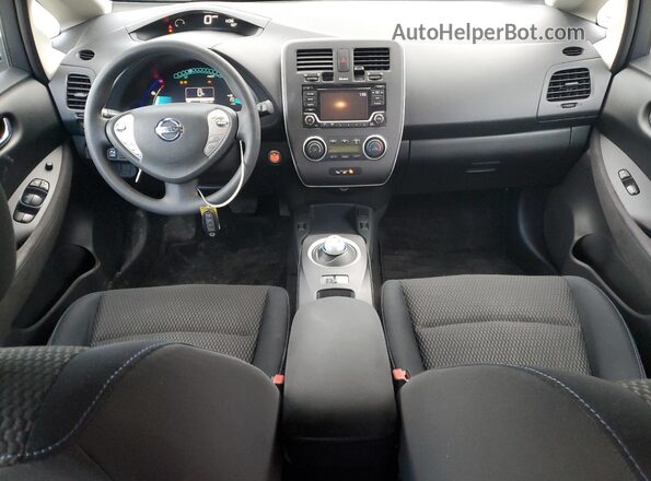 1N4AZ0CP0GC309534 2016 NISSAN LEAF Белый Вид щитка приборов