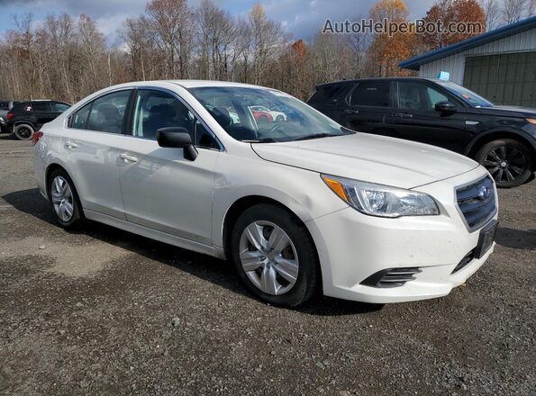 4S3BNAA68G3063083 2016 SUBARU LEGACY White Widok z przodu