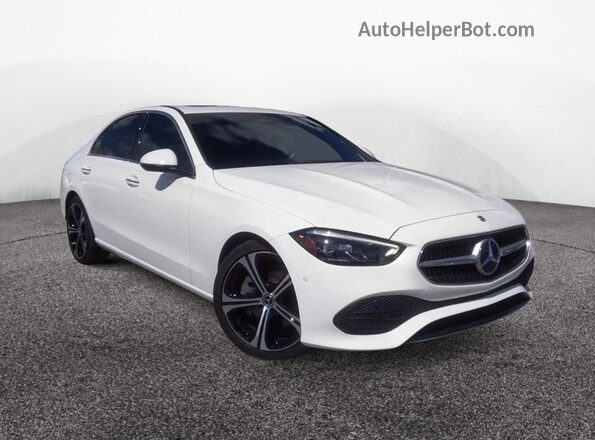 W1KAF4GBXPR153515 2023 MERCEDES-BENZ C-CLASS Белый Задняя левая четверть