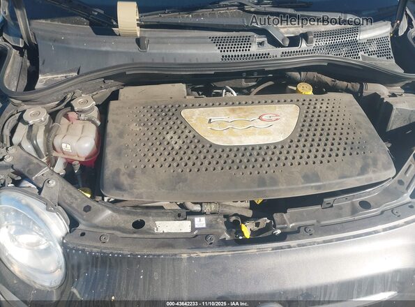3C3CFFGE4GT184182 2016 FIAT 500E Gray Widok z tyłu