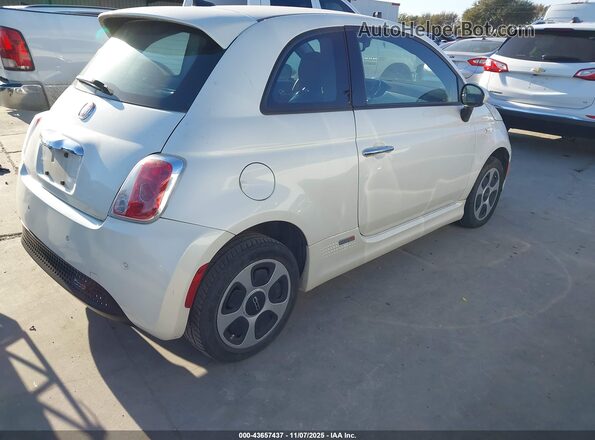 3C3CFFGEXGT121992 2016 FIAT 500E Белый Задняя правая четверть