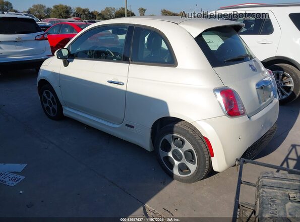 3C3CFFGEXGT121992 2016 FIAT 500E Белый Задняя левая четверть