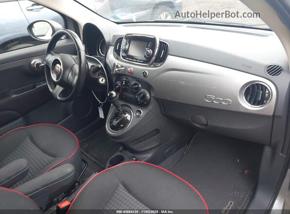 3C3CFFKR4HT527746 2017 FIAT 500 Gray Սալոնի դիմացի տեսք