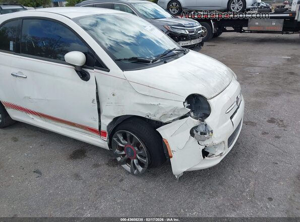 3C3CFFKRXHT530165 2017 FIAT 500 Белый Вид спереди