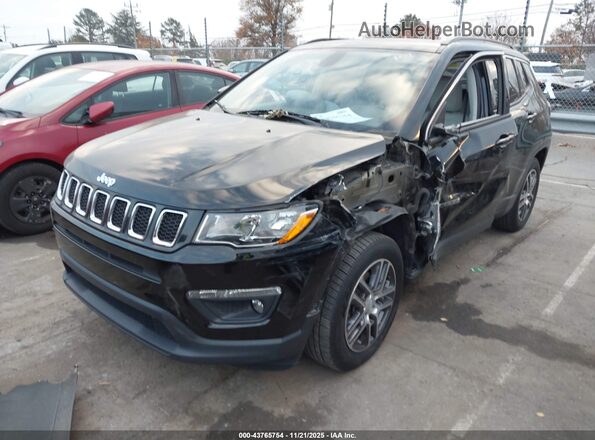 3C4NJCBB5KT692653 2019 JEEP COMPASS Black Առջևի ձախ երեք քառորդ տեսարան