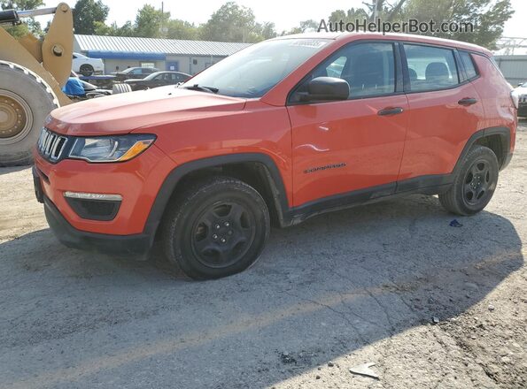3C4NJDAB2KT595224 2019 JEEP COMPASS Orange Przód lewy