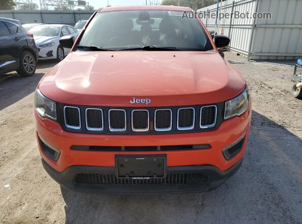 3C4NJDAB2KT595224 2019 JEEP COMPASS Orange Widok z przodu