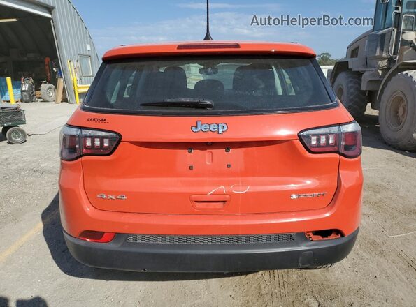 3C4NJDAB2KT595224 2019 JEEP COMPASS Orange Widok z tyłu