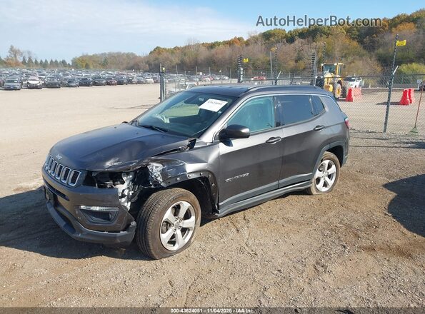 3C4NJDBB4JT176756 2018 JEEP COMPASS Gray Vista tres cuartos delantera izquierda