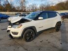 2020 Jeep Compass Latitude White vin: 3C4NJDBB4LT164884