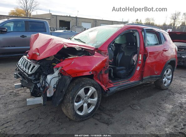 3C4NJDBB6HT693079 2017 JEEP NEW COMPASS Red წინა მარცხენა ხედი სამი მეოთხედიდან