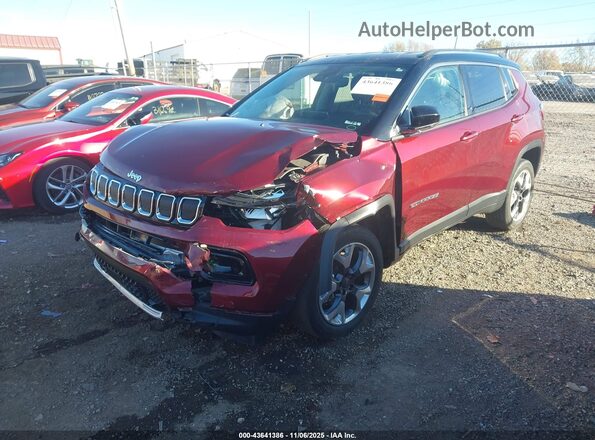 3C4NJDCB5NT115100 2022 JEEP COMPASS Red Przód lewy