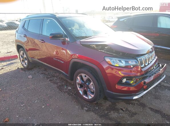 3C4NJDCB5NT115100 2022 JEEP COMPASS Red Przód prawy