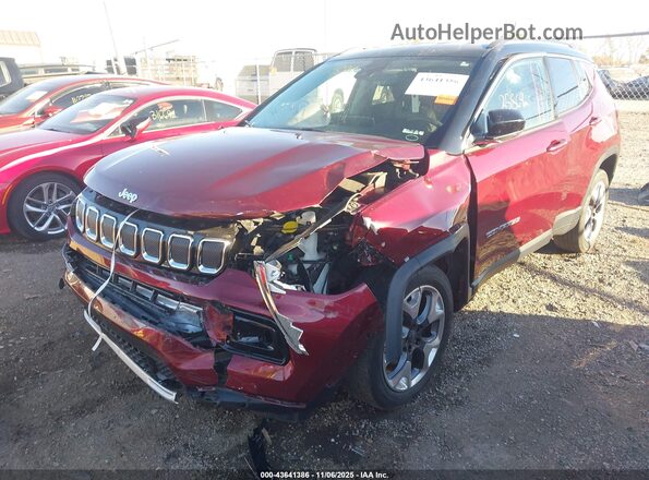 3C4NJDCB5NT115100 2022 JEEP COMPASS Red Widok z przodu