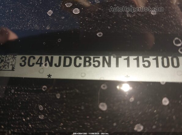 3C4NJDCB5NT115100 2022 JEEP COMPASS Red Widok komory silnika