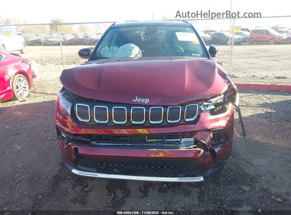3C4NJDCB5NT115100 2022 JEEP COMPASS Red Widok zestawu wskaźników