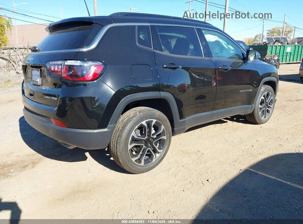 3C4NJDCB7NT193748 2022 JEEP COMPASS Black Trasero derecho