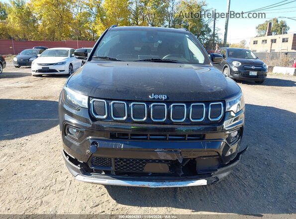 3C4NJDCB7NT193748 2022 JEEP COMPASS Black Vista del cuadro de instrumentos