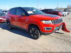 2017 Jeep New Compass Trailhawk 4x4 Orange vin: 3C4NJDDB9HT680100