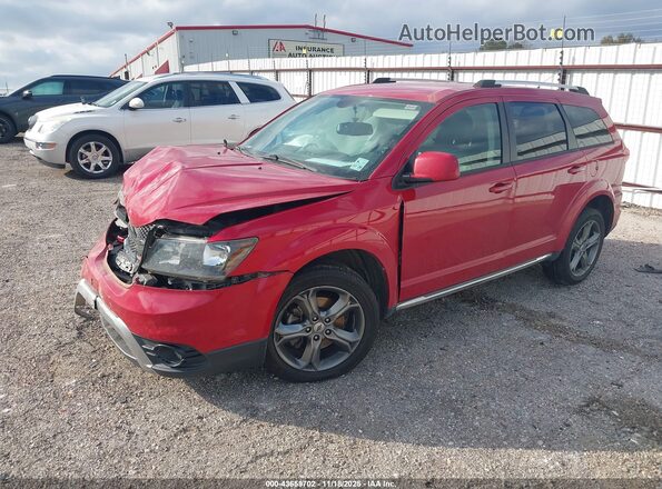 3C4PDCGG6JT156748 2018 DODGE JOURNEY Красный Передняя левая четверть