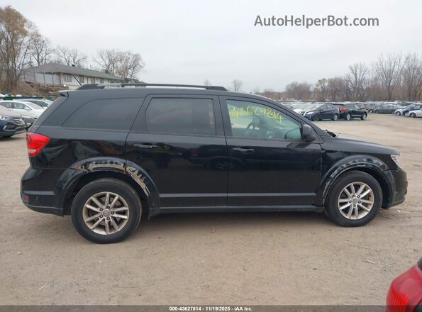 3C4PDDBG8HT592198 2017 DODGE JOURNEY Black უკანა სალონის ხედი