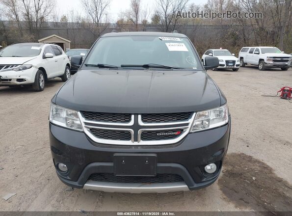 3C4PDDBG8HT592198 2017 DODGE JOURNEY Black ხელსაწყოთა პანელის ხედი