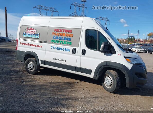 3C6LRVCG7RE101671 2024 RAM PROMASTER 2500 White Przód prawy