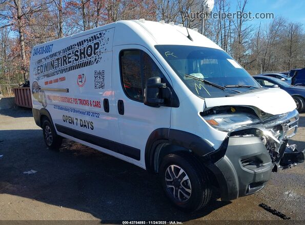 3C6LRVDG8RE118686 2024 RAM PROMASTER 2500 White Front right